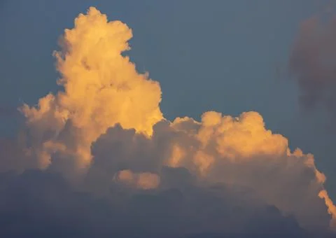 Clouds in the blue sky background Stock Photos