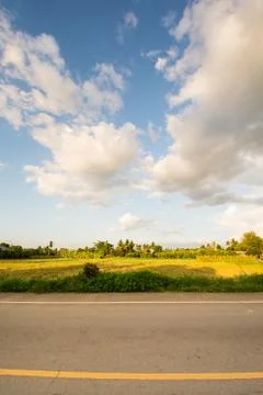 Clouds in blue sky in a clear day Stock Photos