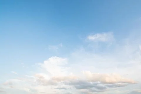 Clouds in blue sky in a clear day Stock Photos