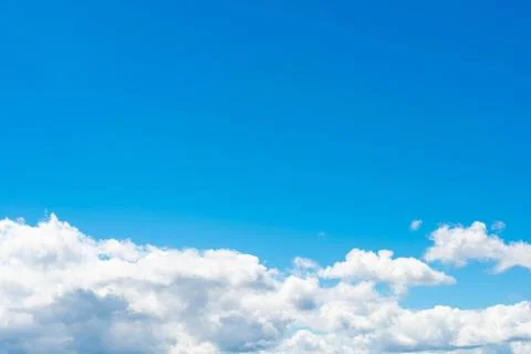 Clouds on blue sky Clouds on blue sky, white cloud and sky background Copy... Stock Photos