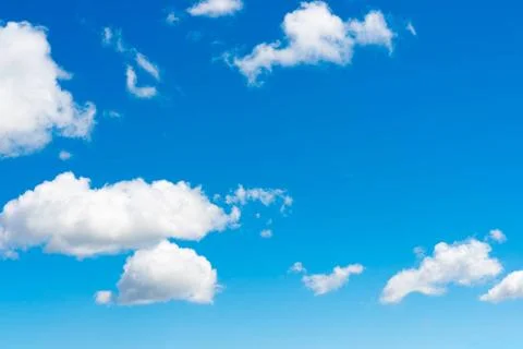 Clouds on blue sky Clouds on blue sky, white cloud and sky background Copy... Stock Photos