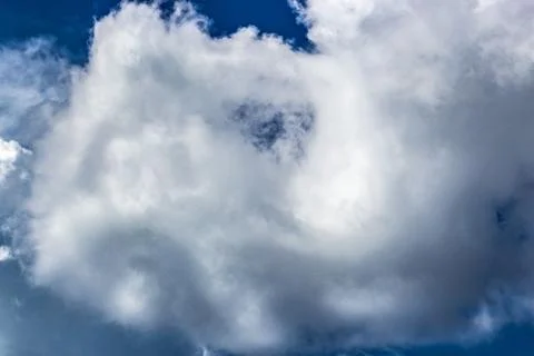 Clouds with the blue sky, cloudy, background Stock Photos