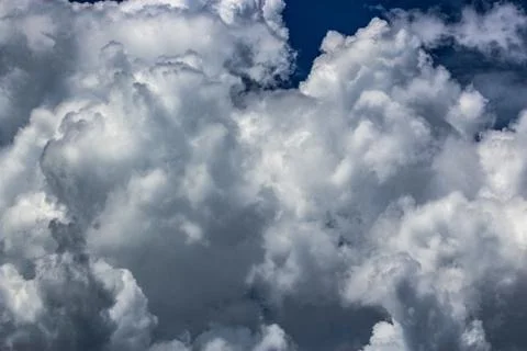 Clouds with the blue sky, cloudy, background Stock Photos