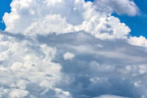 Clouds with the blue sky, cloudy, background Foto stock