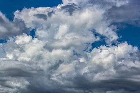 Clouds with the blue sky, cloudy, background Stock-Fotos