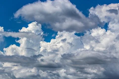 Clouds with the blue sky, cloudy, background Stock Photos