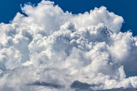 Clouds with the blue sky, cloudy, background Stock Photos