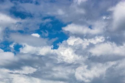 Clouds with the blue sky, cloudy, background Stock-Fotos