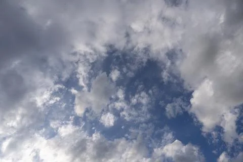 Clouds in the blue sky, cloudy sky, sky Stock Photos