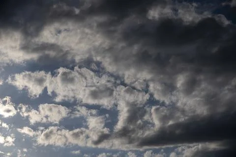 Clouds in the blue sky, cloudy sky, sky Stock Photos