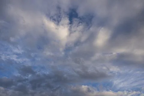 Clouds in the blue sky, cloudy sky, sky Stock Photos