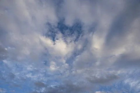 Clouds in the blue sky, cloudy sky, sky Stock Photos
