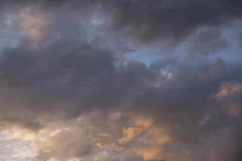 Clouds in the blue sky, cloudy sky, sky Stock Photos