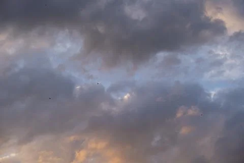Clouds in the blue sky, cloudy sky, sky Stock Photos