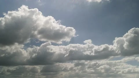 Clouds, blue sky, fast moving - HYPERLAPSE Stock Footage 148312862