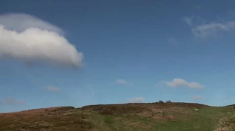 Clouds in a Blue Sky Video stock 10727753