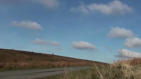 Clouds in a Blue Sky Video stock 10727756