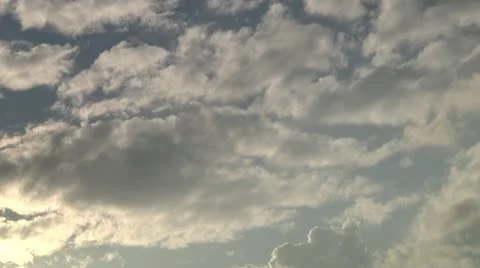 Clouds on blue sky. Video stock 10732190