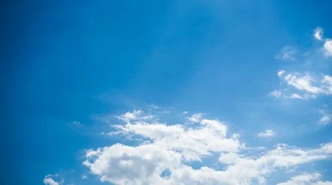 Clouds in Blue Sky Stock Footage 38307560