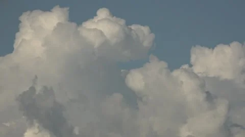Clouds in a blue sky Stock Footage 46718249
