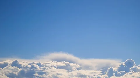 Clouds on a blue sky Stock Footage 89064245