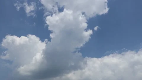 The Clouds with blue sky Stock Footage 155567631