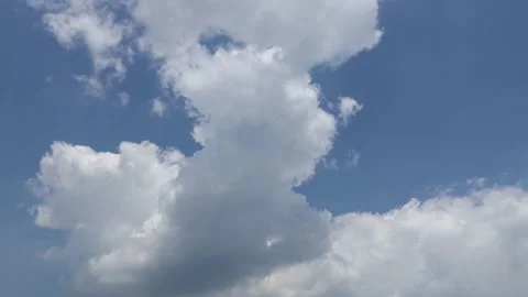The Clouds with blue sky Stock Footage 155567668