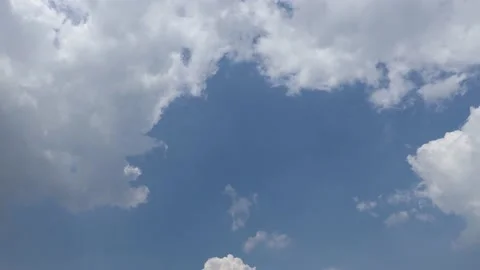 The Clouds with blue sky Stock Footage 155567727