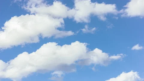 Clouds in the blue sky Stock Footage 157726650