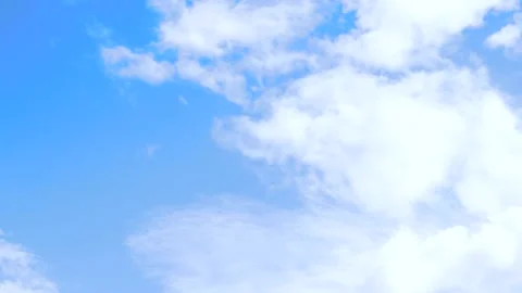 Clouds in the blue sky 動画素材 168834552
