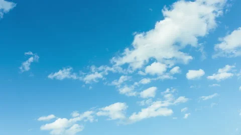 Clouds in the blue sky Stock Footage 170439279