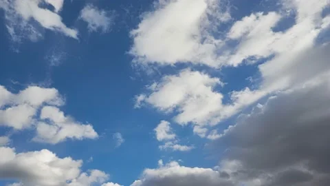 Clouds on Blue Sky Stock Footage 170887897