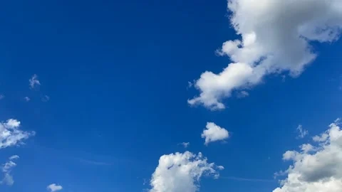 Clouds on the blue sky Stock Footage 195506687