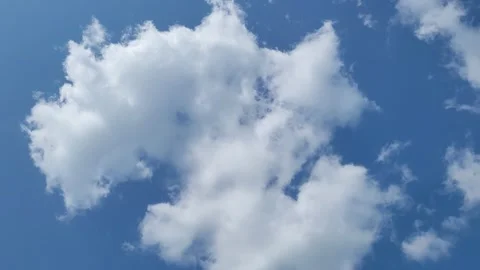 Clouds in the blue sky Video stock 245403256