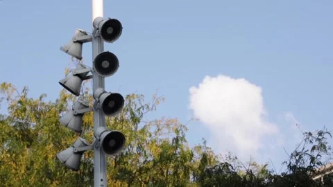 Clouds in a blue sky Stock Footage 292911647