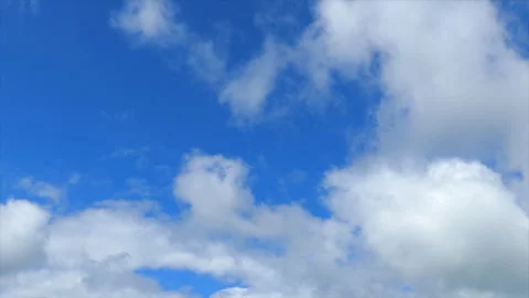 Clouds in the Blue Sky Stock Footage 330615471