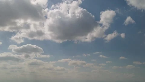 Clouds in the blue sky  - HYPERLAPSE 库存影片 148253887