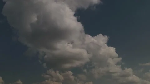 Clouds in the blue sky - HYPERLAPSE Stock Footage 148312395