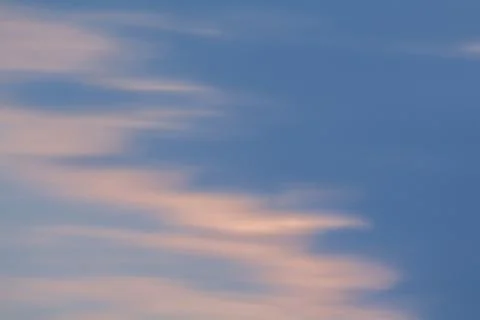 Clouds on the blue sky, long exposure 스톡 사진
