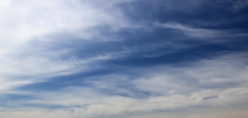 Clouds on blue sky, nature background Stock Photos