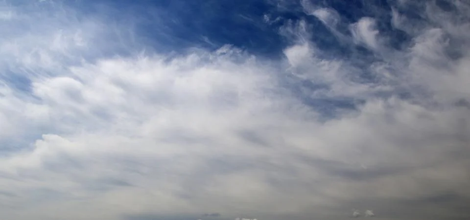 Clouds on blue sky, nature background Stock Photos