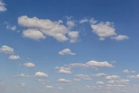 Clouds in the blue sky Panoramic image texture background graphic resources.. Photos