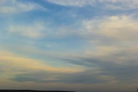 Clouds in the blue sky Panoramic image texture background graphic resources d Photos