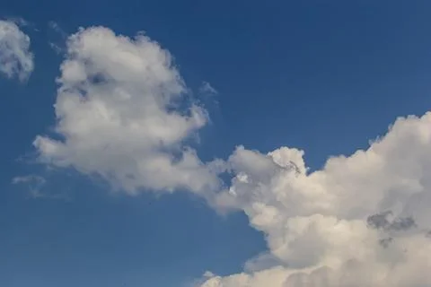 Clouds in the blue sky Panoramic image texture background graphic resources d Photos