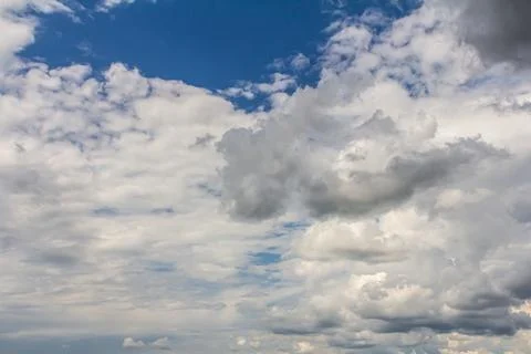 Clouds in the blue sky Panoramic image texture background graphic resources d Photos