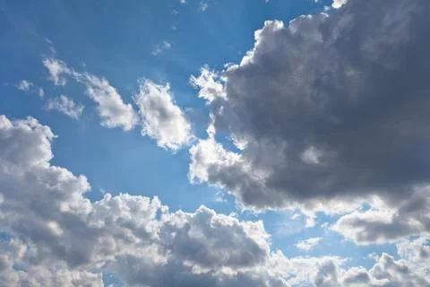 Clouds on a blue sky Stock Photos