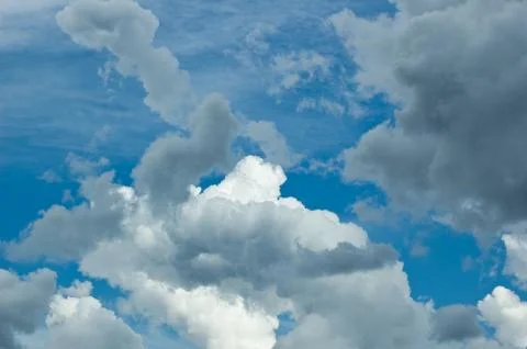 Clouds in blue sky Stock Photos