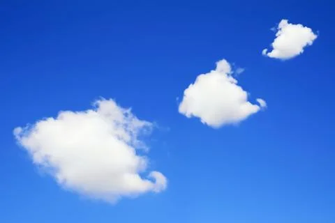 Clouds on the blue sky Stock Photos