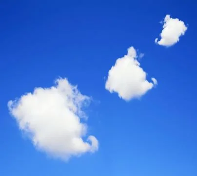 Clouds on the blue sky Stock Photos