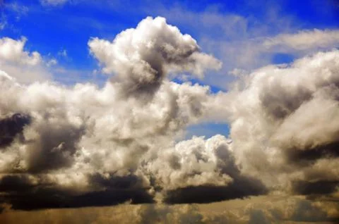 Clouds in Blue Sky Stock Photos